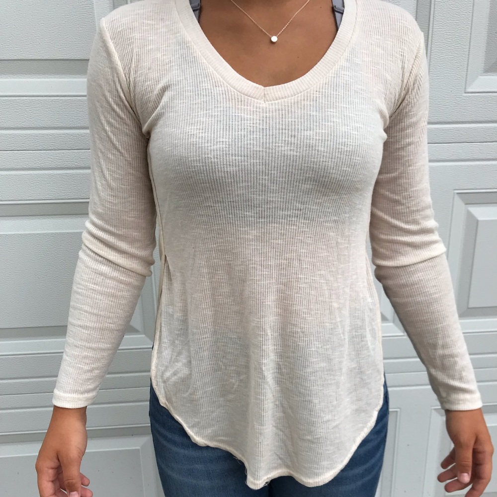 High low long sleeve dress up shirt